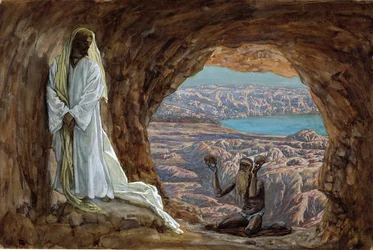 Die Versuchung in der Wüste, Illustration für Das Leben Christi, ca. 1886-94