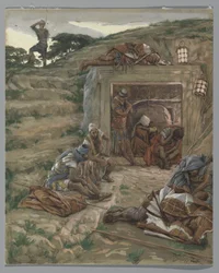 Die Wache am Grab, Illustration aus Das Leben unseres Herrn Jesus Christus, 1886-94