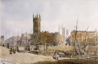 Zugbrücke von der Bank von St. Augustine, Bristol