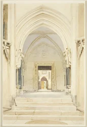 Nordportal von St. Mary Redcliffe, Blick nach Süden