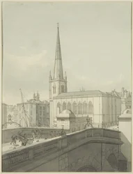 St. Nicholas Kirche und Teil der Bristol Bridge