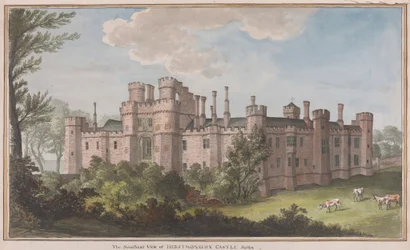Schloss Herstmonceux, East Sussex: Südostansicht