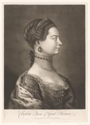 Porträt von Charlotte von Mecklenburg