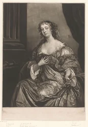 Porträt von Elizabeth Hamilton als heilige Katharina