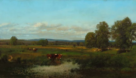 Kühe auf der Weide 1870
