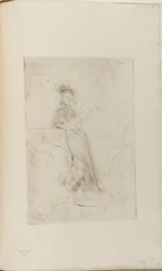 Eine Dame am Fenster