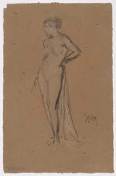 Eine nackte Figur