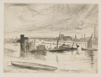 Battersea Morgendämmerung (Cadogan Pier)