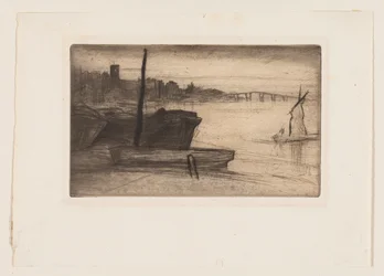 Chelsea-Brücke und Kirche