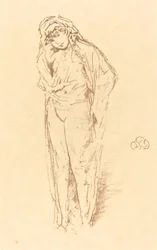 Drapierte Figur, stehend