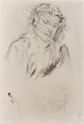 Fumettes geneigter Kopf