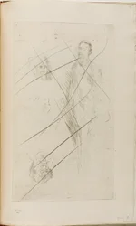 Porträtskizzen einschließlich F.R. Leyland und Whistler