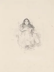 Porträtstudie: Mrs. Philip, Nr. 3 (recto) Porträtstudie: Geneviève Mallarmé (verso)