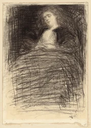 Schlafende Frau