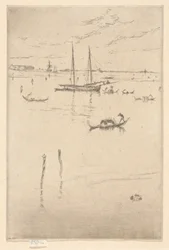 Die kleine Lagune, aus der ersten Venedig-Folge (Venedig, eine Folge von zwölf Radierungen)