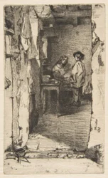 Die Lumpensammler (Lumpensammler, Quartier Mouffetard, Paris)
