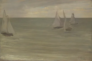 Trouville (Grau und Grün, das silberne Meer)