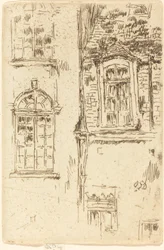 Fenster gegenüber dem Hotel, Bourges
