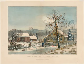 Winterlandschaft in Neuengland