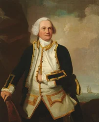 Porträt von Admiral Samuel Graves