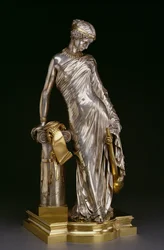 Figur der Sappho stehend, 1848