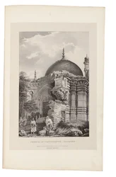 Tempel von Vishweshwur, Benares 1831-33 (Lithografie)