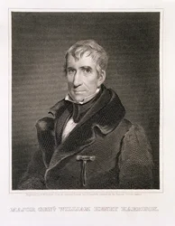 Generalmajor William Henry Harrison, graviert von Richard W. Dodson