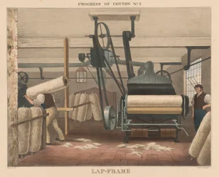 Fortschritt der Baumwolle, Nr. 3: Lap-Frame