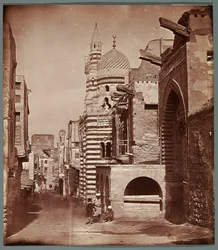 Ägypten. Kairo. Moschee des Mamlukenemirs Aitmisch Al-Badschasi (1383/1384)