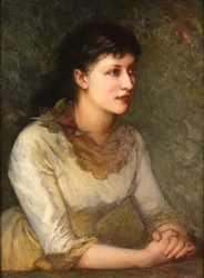 Eine elegante junge Frau
