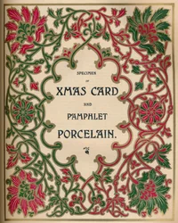 Muster einer Weihnachtskarte und Broschüre Porzellan - James Spicer & Sons, Ltd.