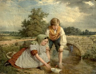 Der Stapellauf, 1858