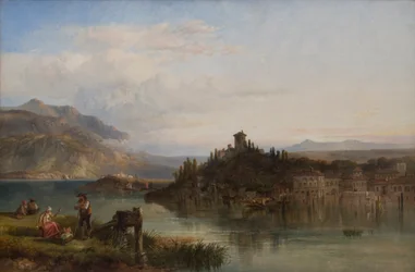 Morgen am Gardasee, Italien, 1861