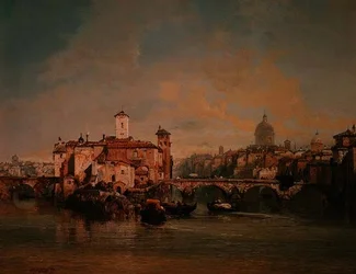 Blick auf den Tiber