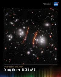 Galaxienhaufen PLCK G165.7 Mini Poster