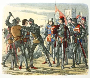 Mord an Prinz Edward nach seiner Gefangennahme durch König Edward IV, 1471, 1864