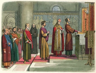 Die Barone schwören, ihre Freiheiten zu erreichen, 1214, 1864