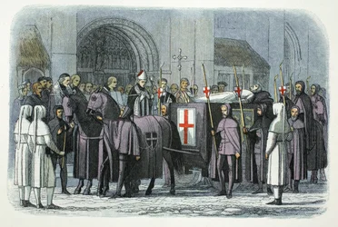 Der Leichnam von Richard II. wird zur St. Paul