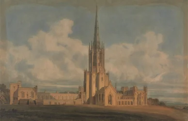 Entwurf für Fonthill Abbey, Wiltshire