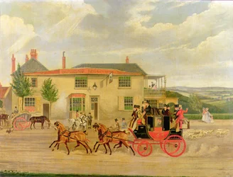 Ein Blick auf die Highgate Road