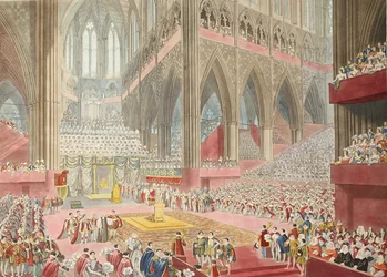 Die Krönung Seiner Majestät Georg IV.: Aufgenommen zum Zeitpunkt der Anerkennung, veröffentlicht 1822