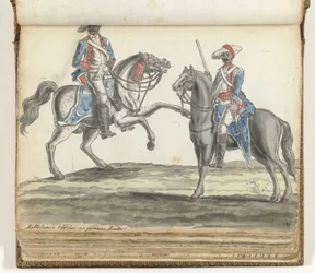 Malabarischer Offizier und Reiter