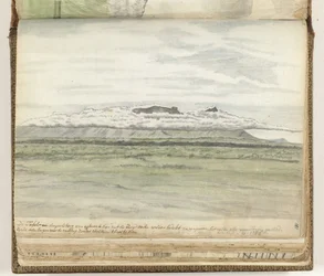 Tafel- und Duivelsberg von der Landseite gesehen