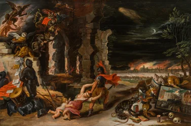 Allegorie von Gesetz und Gewalt (Allegorie auf König Karl I. von England)