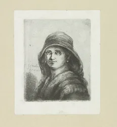 Junge Frau mit Kapuze