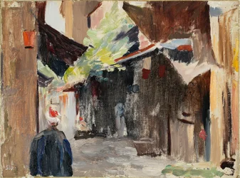 Basar in Istanbul. Aus der Reise nach Konstantinopel