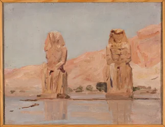 Zwei Statuen. Von der Reise nach Ägypten