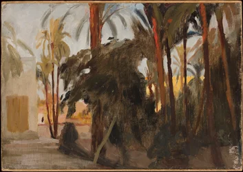 Garten - Akt der Wüste. Aus der Reise nach Ägypten