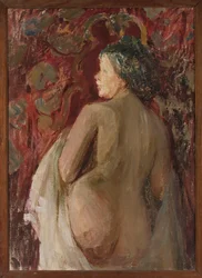 Studium einer Frau