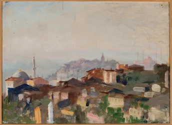 Blick auf Punta del Seraglio. Von der Reise nach Konstantinopel